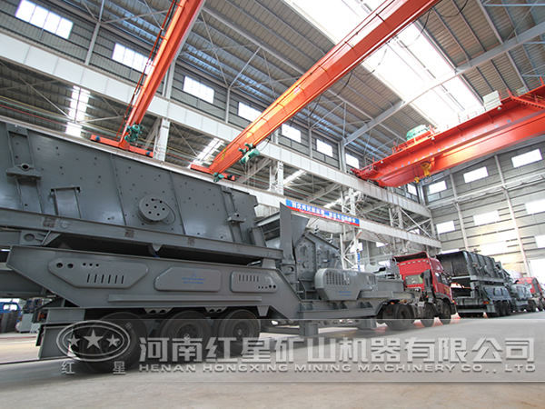 紅星機器移動式破碎站，城市建筑垃圾的終結者