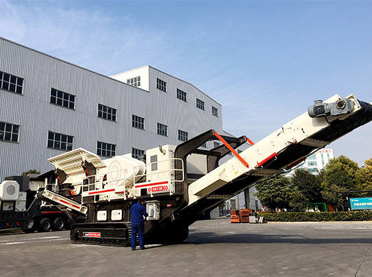 Wotetrack履帶式移動(dòng)破碎站，助力建筑垃圾資源化利用!