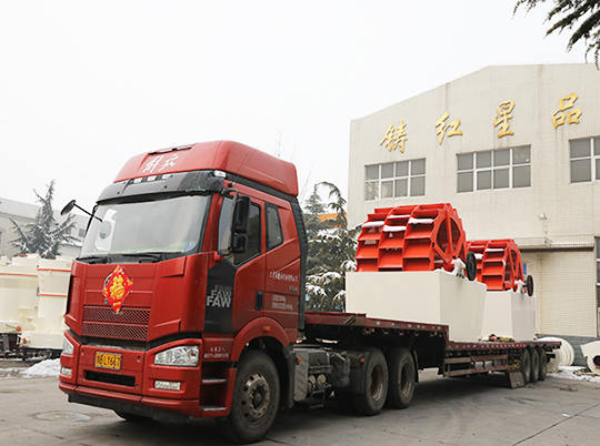 大雪剛過，紅星洗砂機(jī)“迫不及待”發(fā)往客戶手中